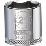 SCKT MTRC 6PT 21MM 3/8"