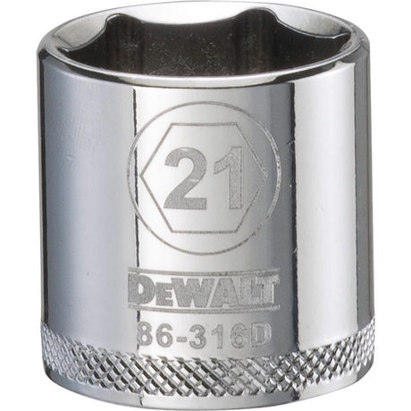 SCKT MTRC 6PT 21MM 3/8"