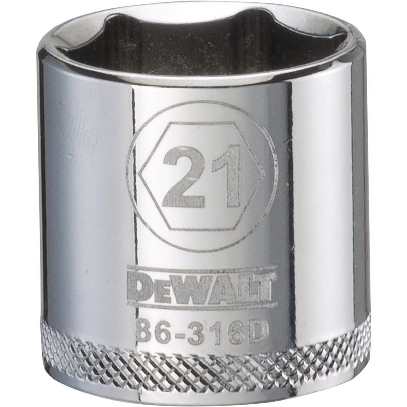 SCKT MTRC 6PT 21MM 3/8"