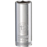 DEEP SCKT MTRC 12MM 3/8"