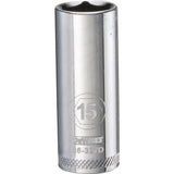 DEEP SCKT MTRC 15MM 3/8"