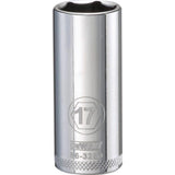 DEEP SCKT MTRC 17MM 3/8"