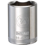 SCKT SAE 6PT 7/8X1/2"