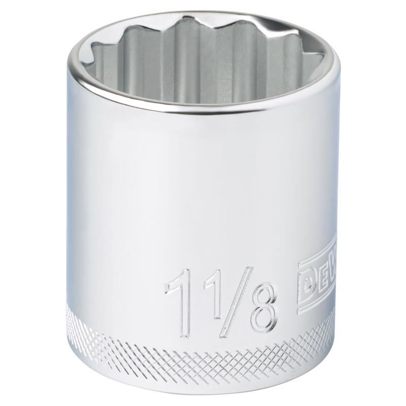 SCKT SAE 12PT 1-1/8X1/2"