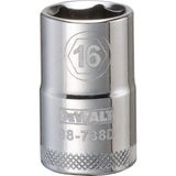 SCKT MTRC 16MM 6PT 1/2"