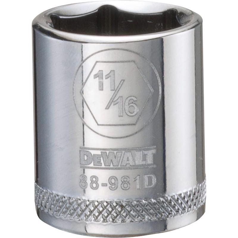 SCKT SAE 6PT 11/16X3/8"