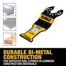 DeWalt PlungePoint 1-1/4 in. Bi-Metal General Purpose Oscillating Blade Set Nail-Embedded Wood 3 pk