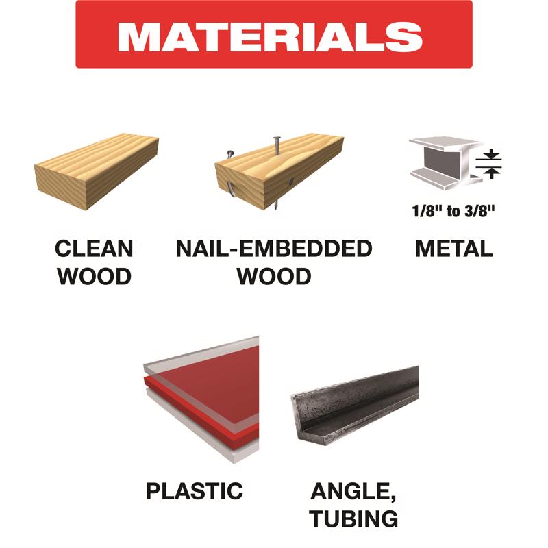 Diablo 12 in. Bi-Metal Reciprocating Saw Blade 8/14 TPI 25 pk