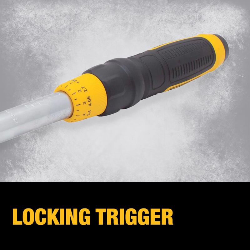 DeWalt Drive Micrometer Torque Wrench 3/8 in. L 1 pc