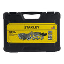 Stanley 1/4 and 3/8 in. drive Metric/SAE Mechanic's Tool Set 60 pc