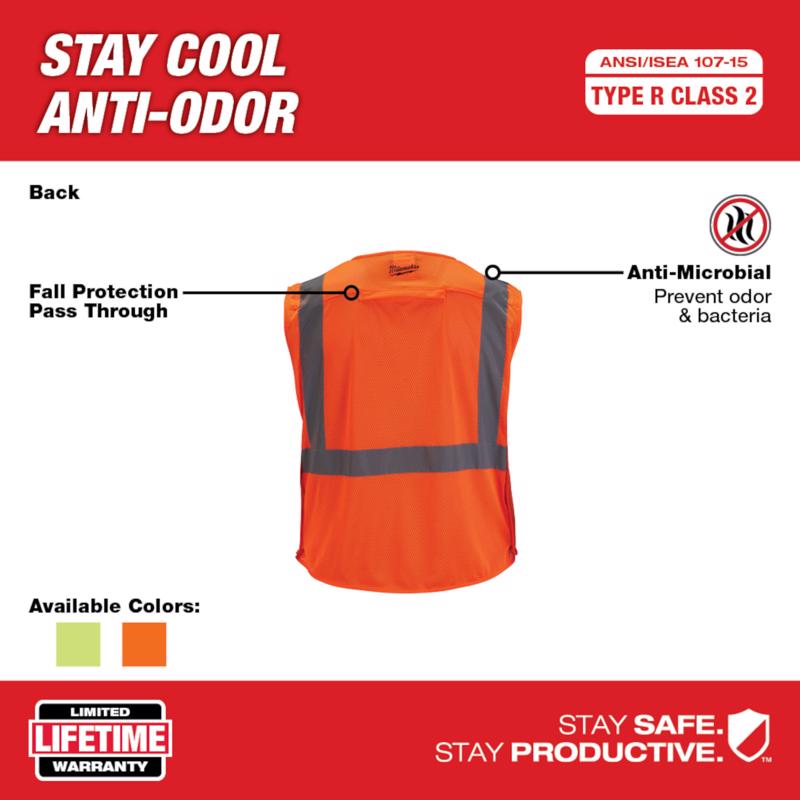 Milwaukee Tool Safety Vest Orange L/XL