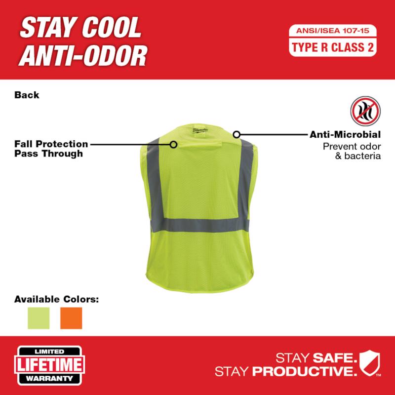 Milwaukee Tool Reflective Safety Vest Yellow L/XL