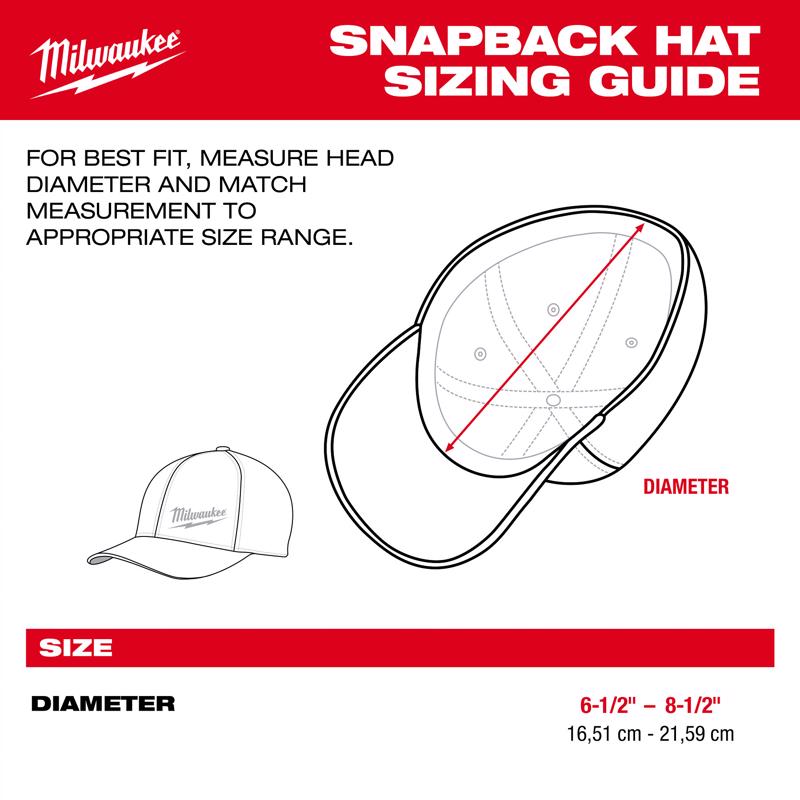 Milwaukee Snapback Bump Cap Black Vented