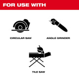 Milwaukee 7 in. D X 5/8 and 7/8 in. Diamond Saw Blade 1 pk