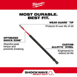 Milwaukee Shockzone Torx T25 Sizes X 6 in. L Impact Bit Alloy Steel 1 pk