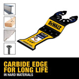 DeWalt 2-1/8 in. W Bi-Metal/Carbide Tipped Remodeler Oscillating Blade Set 3 pc