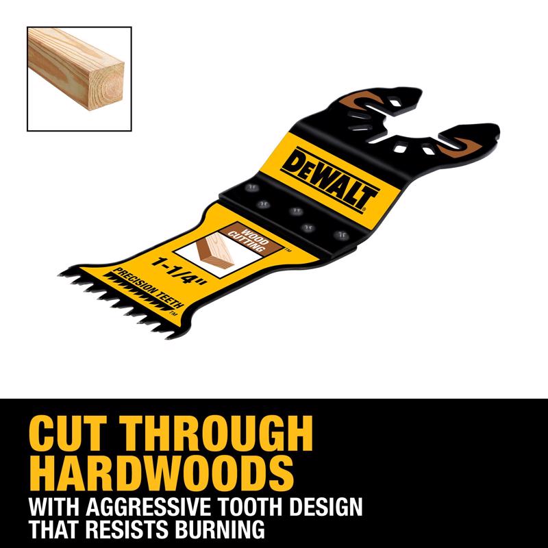 DeWalt 2-1/8 in. W Bi-Metal 3-Sided/PlungePoint/Precision Teeth Oscillating Blade Set 3 pc