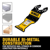 DeWalt 2-1/8 in. W Bi-Metal 3-Sided/PlungePoint/Precision Teeth Oscillating Blade Set 7 pc