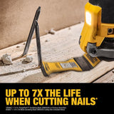 DeWalt 2-1/8 in. W Bi-Metal 3-Sided/PlungePoint/Precision Teeth Oscillating Blade Set 7 pc