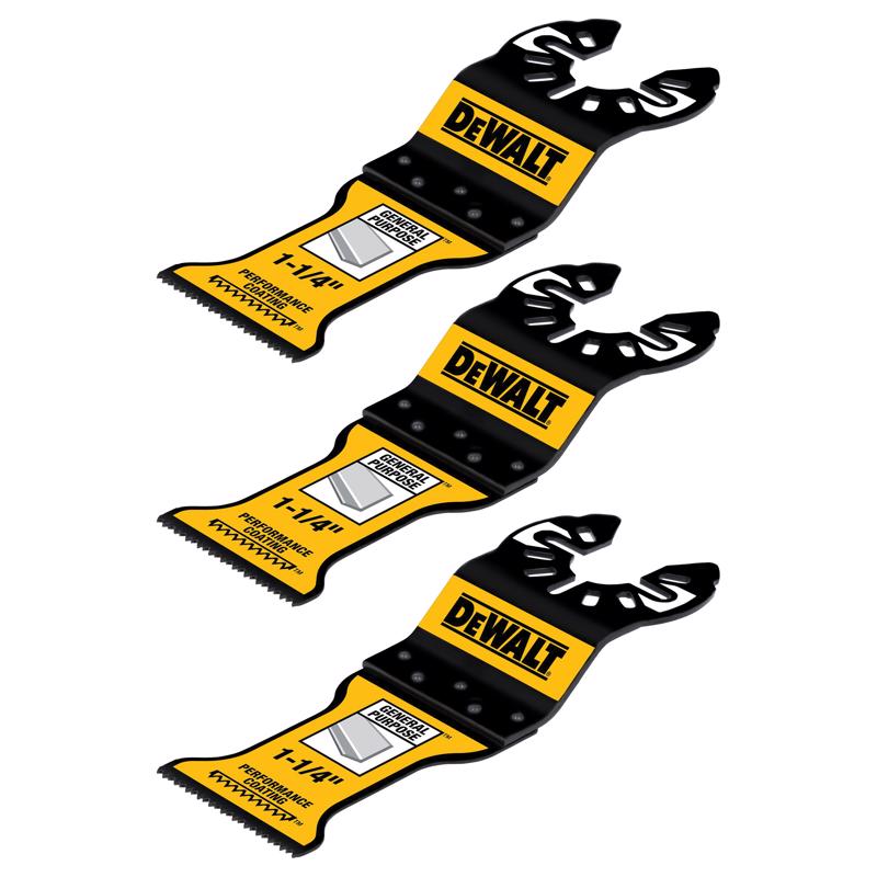 Dewalt Performance Coating 1-1/4 in. W Bi-Metal Oscillating Blade 1 pk