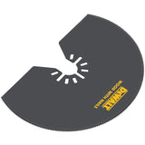 DeWalt Universal Fitment 1-1/4 in. W Bi-Metal Semi-Circle Oscillating Blade Nail-Embedded Wood 1 pk