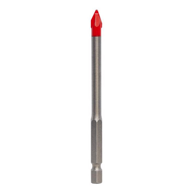 Diablo 1/4 in. X 3-1/2 in. L Carbide Tipped Tile and Stone Drill Bit Hex Shank 1 pk