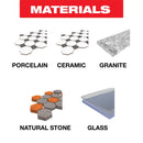 Diablo 1/8 in. X 3-1/2 in. L Carbide Tipped Tile and Stone Drill Bit Hex Shank 1 pk