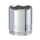 DeWalt 1-1/8 in. X 1/2 in. drive SAE 6 Point Socket 1 pc