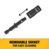 DeWalt 1/4,5/16 in. X 2 in. L Black Oxide Double-Ended Nut Driver 2 pc
