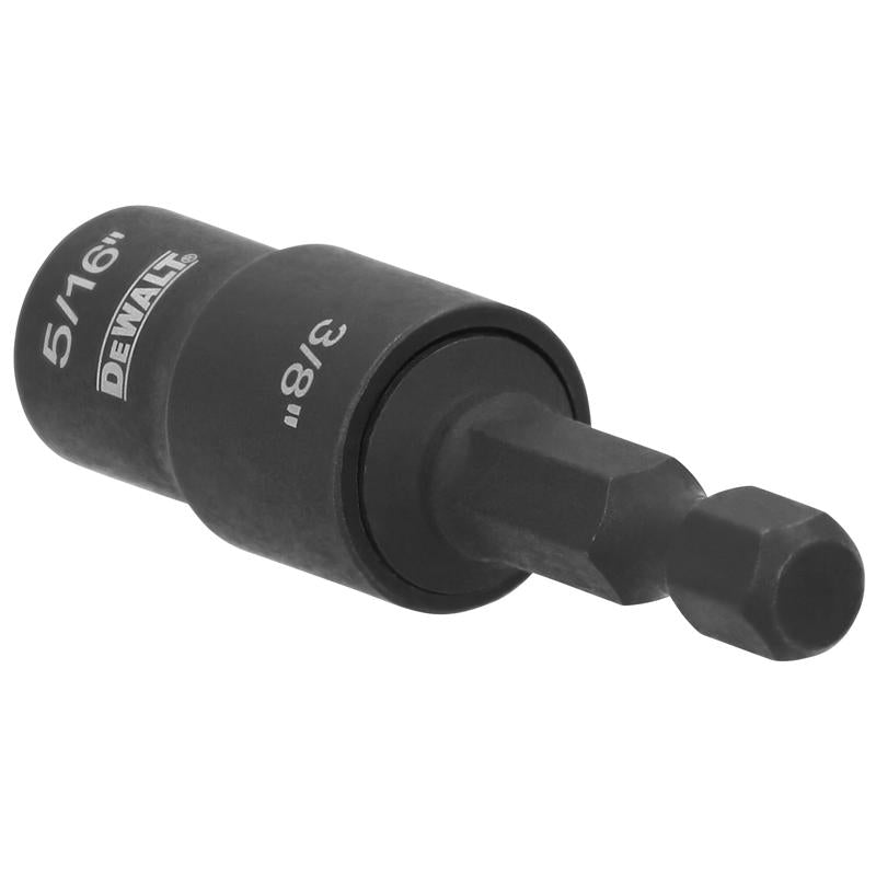 DeWalt Flextorq 5/16,3/8 in. X 2 in. L Black Oxide Double-Ended Nut Driver 2 pc