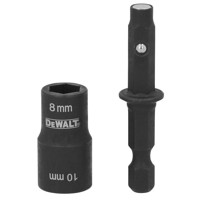 DeWalt Flextorq 8,10 mm X 2 in. L Black Oxide Double-Ended Nut Driver 2 pc