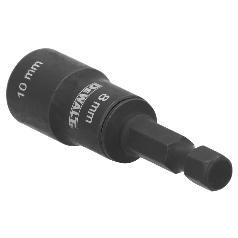 DeWalt Flextorq 8,10 mm X 2 in. L Black Oxide Double-Ended Nut Driver 2 pc