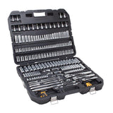 DeWalt 1/4 & 3/8 & 1/2 in. drive Metric/SAE Mechanic's Tool Set 192 pc