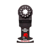 Diablo Demo Demon 1-3/4 in. W Bi-Metal Curved Oscillating Blade Nail-Embedded Wood 3 pk
