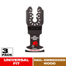 Diablo Demo Demon 1-3/4 in. W Bi-Metal Oscillating Blade Nail-Embedded Wood 3 pk