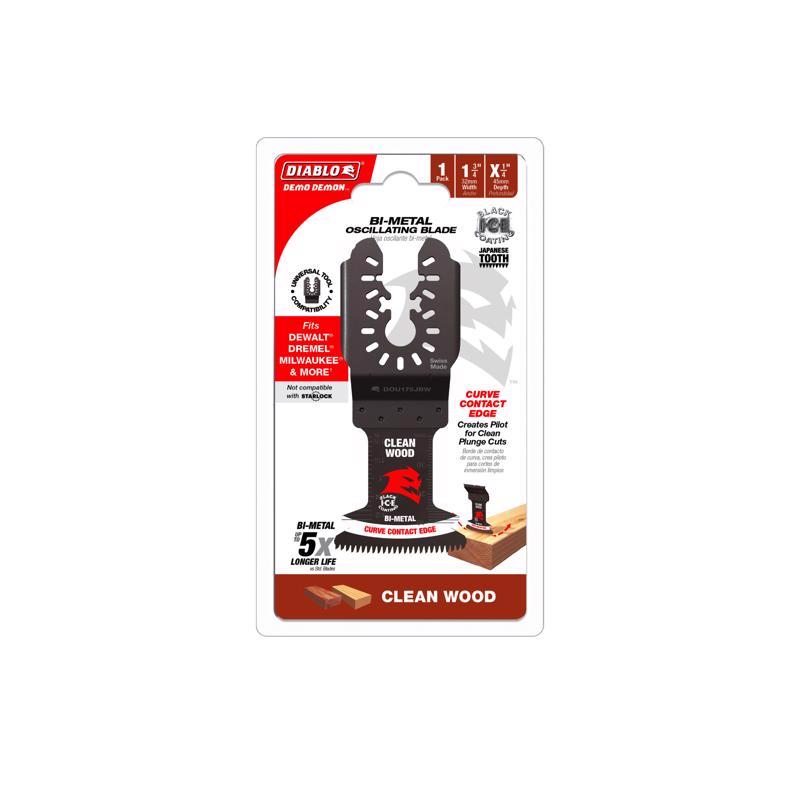 Diablo Demo Demon 1-3/4 in. W Bi-Metal Universal Oscillating Blade Clean Wood 1 pk