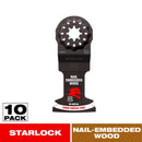 Diablo Demo Demon 1-3/4 in. W Bi-Metal Curved Oscillating Blade Nail-Embedded Wood 10 pk