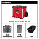 Milwaukee Packout 19 in. Rolling Tool Box Red