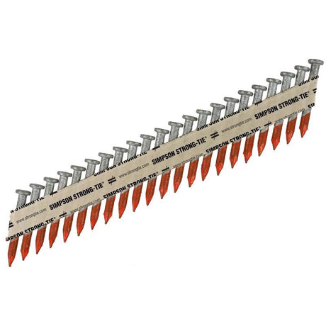 Simpson Strong-Tie Strong-Drive 2-1/2 in. L X 9 Ga. Paper Strip Hot-Dip Galvanized Metal Connector N