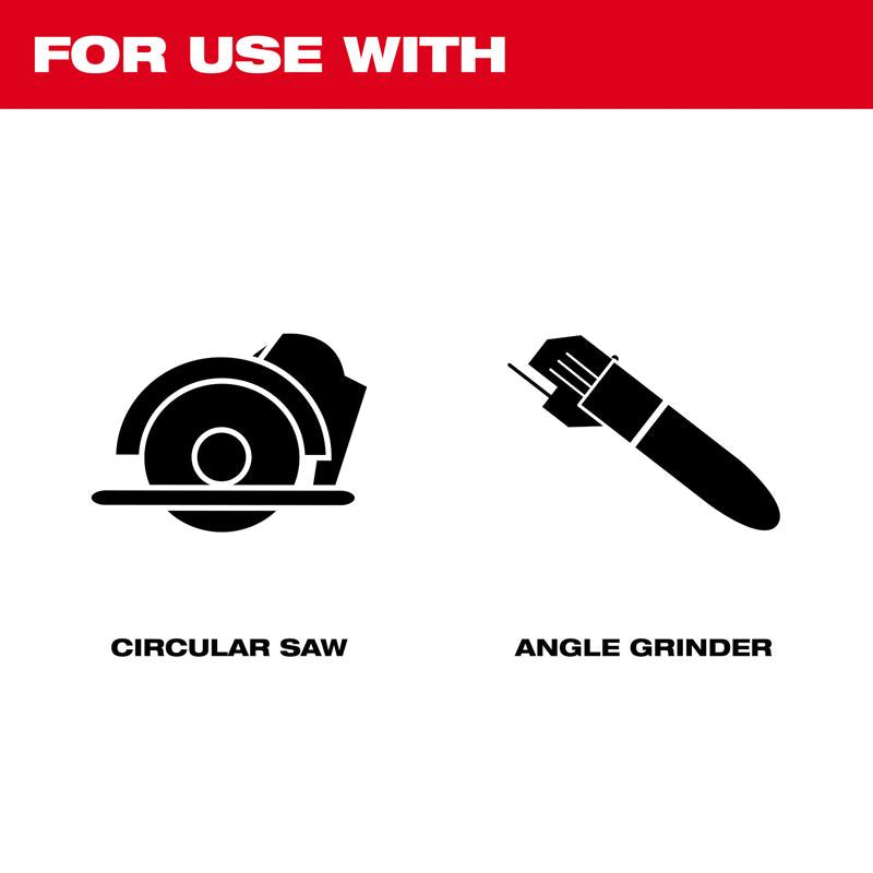 Milwaukee 7 in. D X 5/8 and 7/8 in. Steel/Diamond Matrix Diamond Saw Blade 1 pk