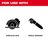 Milwaukee 7 in. D X 5/8 and 7/8 in. Steel/Diamond Matrix Diamond Saw Blade 1 pk