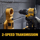 DeWalt 20V MAX Atomic Cordless Brushless 2 Tool Compact Hammer Drill and Impact Driver Kit
