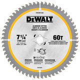 DeWalt 7-1/4 in. D X 5/8 in. Titanium/Carbide Circular Saw Blade 60 teeth 1 pk