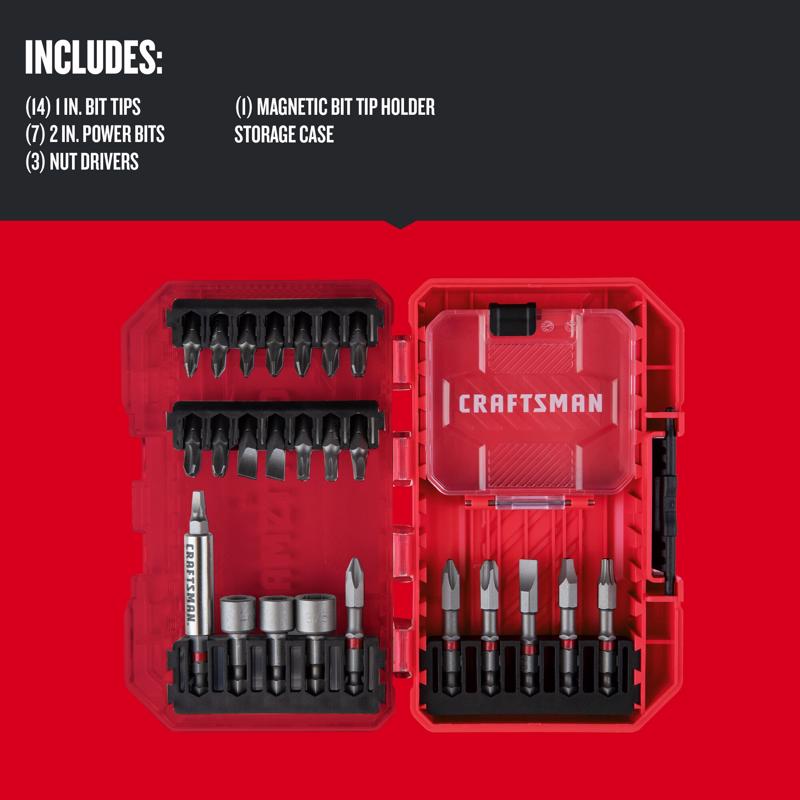 Craftsman Screwdriving Bit Set 25 pc