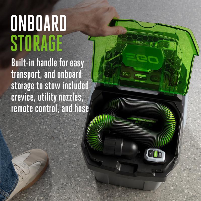 EGO Power+ WDV0300 3 gal Cordless Wet/Dry Vacuum Tool Only 56 V
