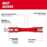 Milwaukee Wrench Red 5 pc