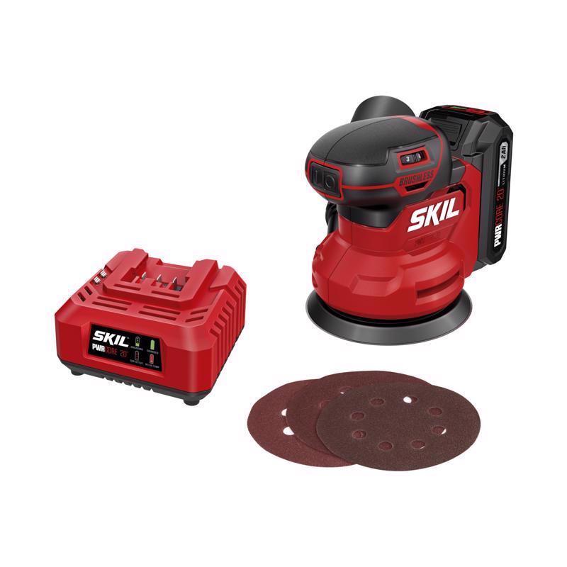 SKIL 20V PWR CORE Cordless 5 in. Random Orbit Sander Kit (Battery & Charger)