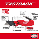 Milwaukee FastBack 2 PACK Folding 6-in-1 Utility Knife Set Red 2 pc