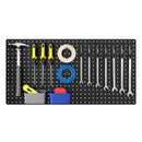 Knape & Vogt HEAVYWEIGHT 16 in. W X 32 in. H X 0.65 in. D Pegboard Steel Black