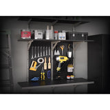 Knape & Vogt HEAVYWEIGHT 16 in. W X 32 in. H X 0.65 in. D Pegboard Steel Black